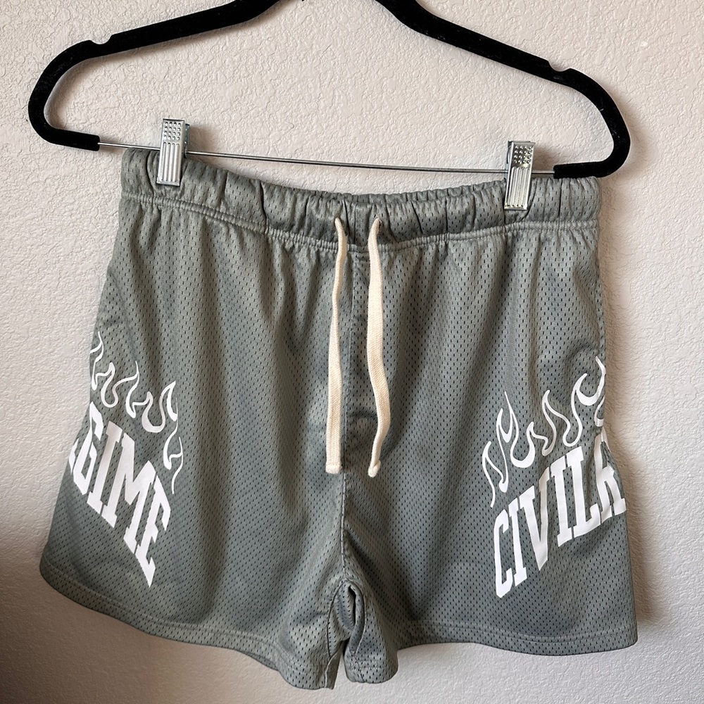 CIVIL REGIME Men's Athletic Shorts - Seafoam